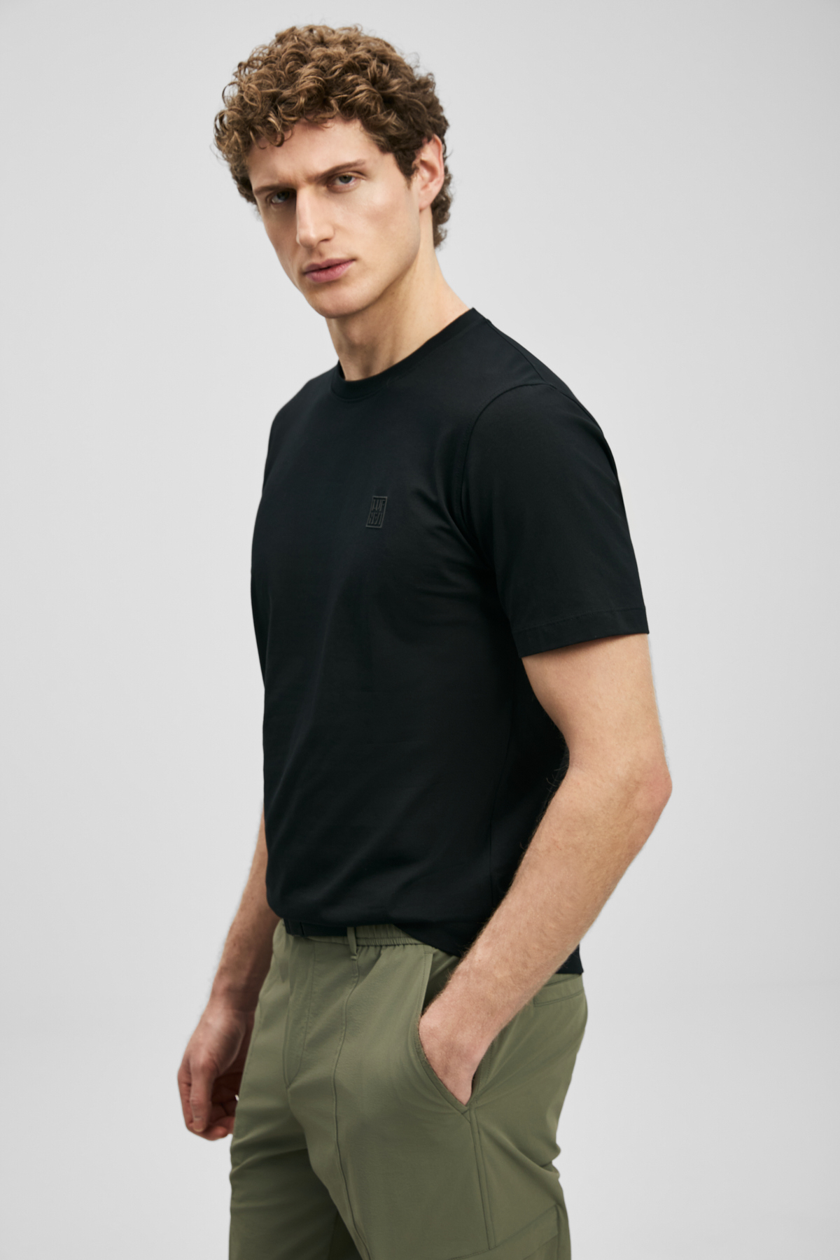 Lufian  Pablo Modern Grafik T- Shirt Siyah - Görsel 4