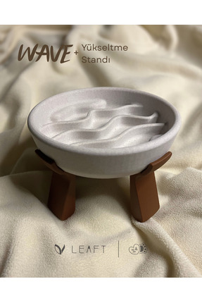 Leaft Design WAVE Yavaş Yeme Mama Kabı - Veteriner Onaylı Tasarım - Kedi ve K...