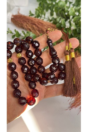 vevasilver sandalos (katalin) taşı Tesbih , Pamuk püskül Usta iş