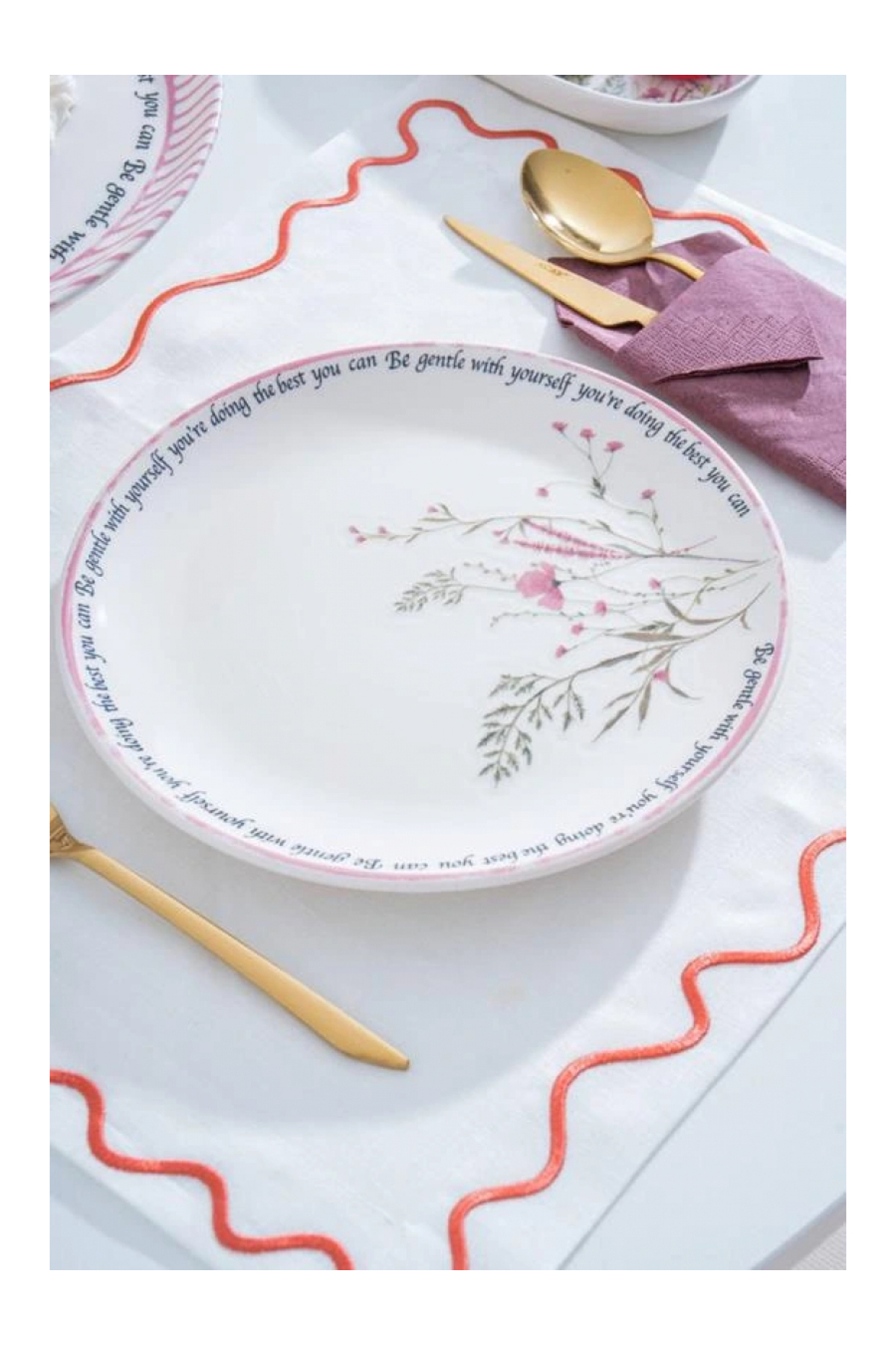 HCA9086 Laila Servis Tabağı 6'lı 25.5 cm