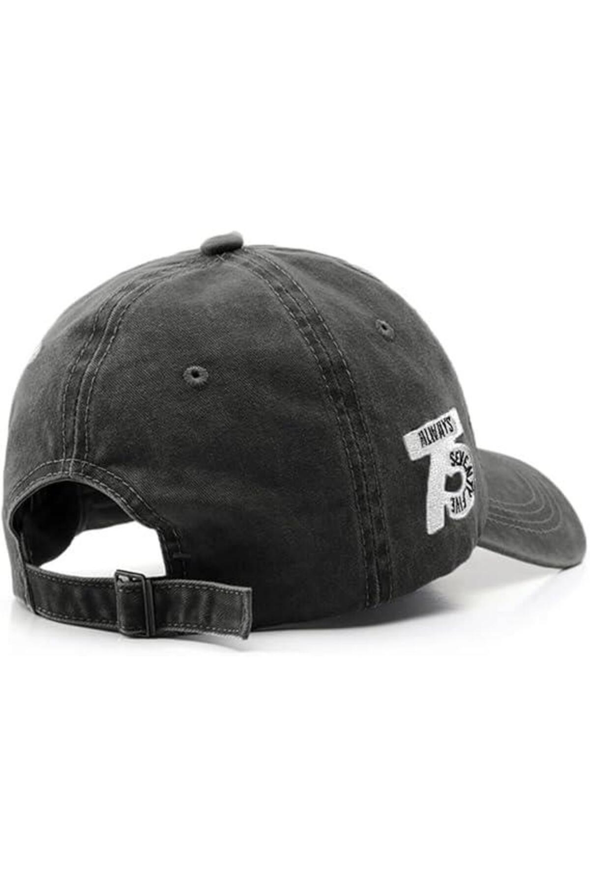 valkyrie Vintage Baseball Şapka Unisex Ayarlanabilir Pamuk Spor Günlük Şapka Cap Siyah görsel 5
