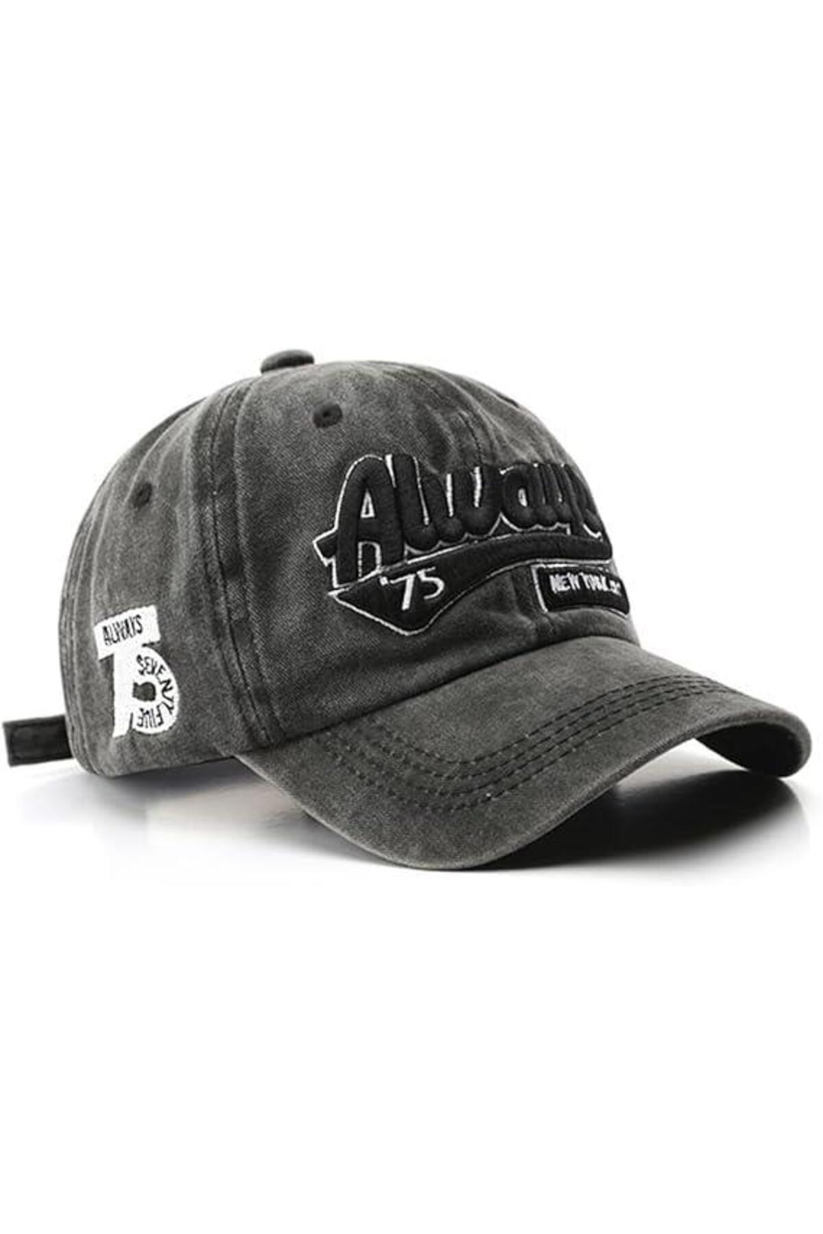 valkyrie Vintage Baseball Şapka Unisex Ayarlanabilir Pamuk Spor Günlük Şapka Cap Siyah