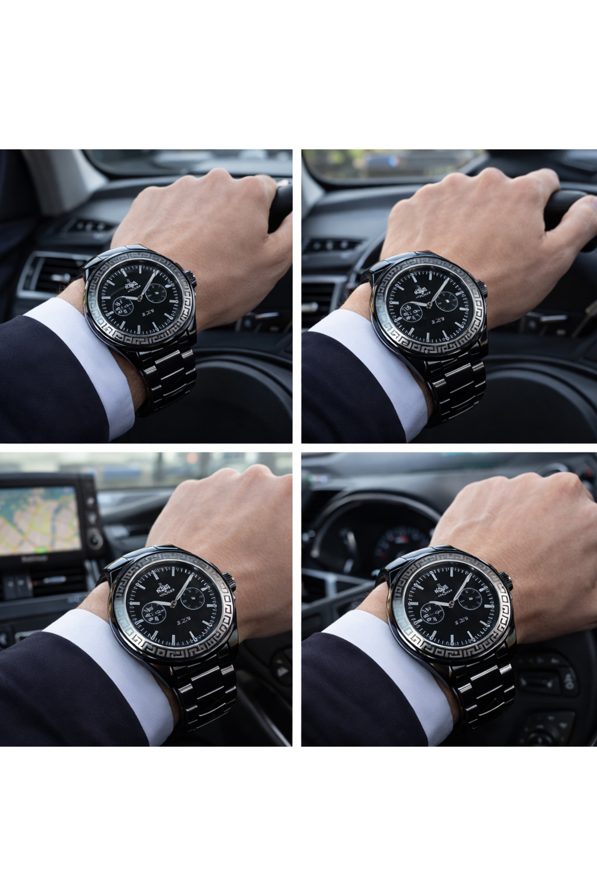SPOLO ⌚ Erkek Kol Saati – Şık Metal Kordon Modern Tasarım (2