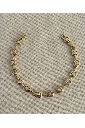 Adeline Xuping Yuvarlak Damla Taşlı Bileklik