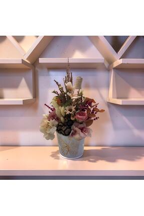 FLORİVYA DESİGN Florivya Dekoratif Saksıda Yapay Çiçek Aranjmanı – Masa Üstü ...