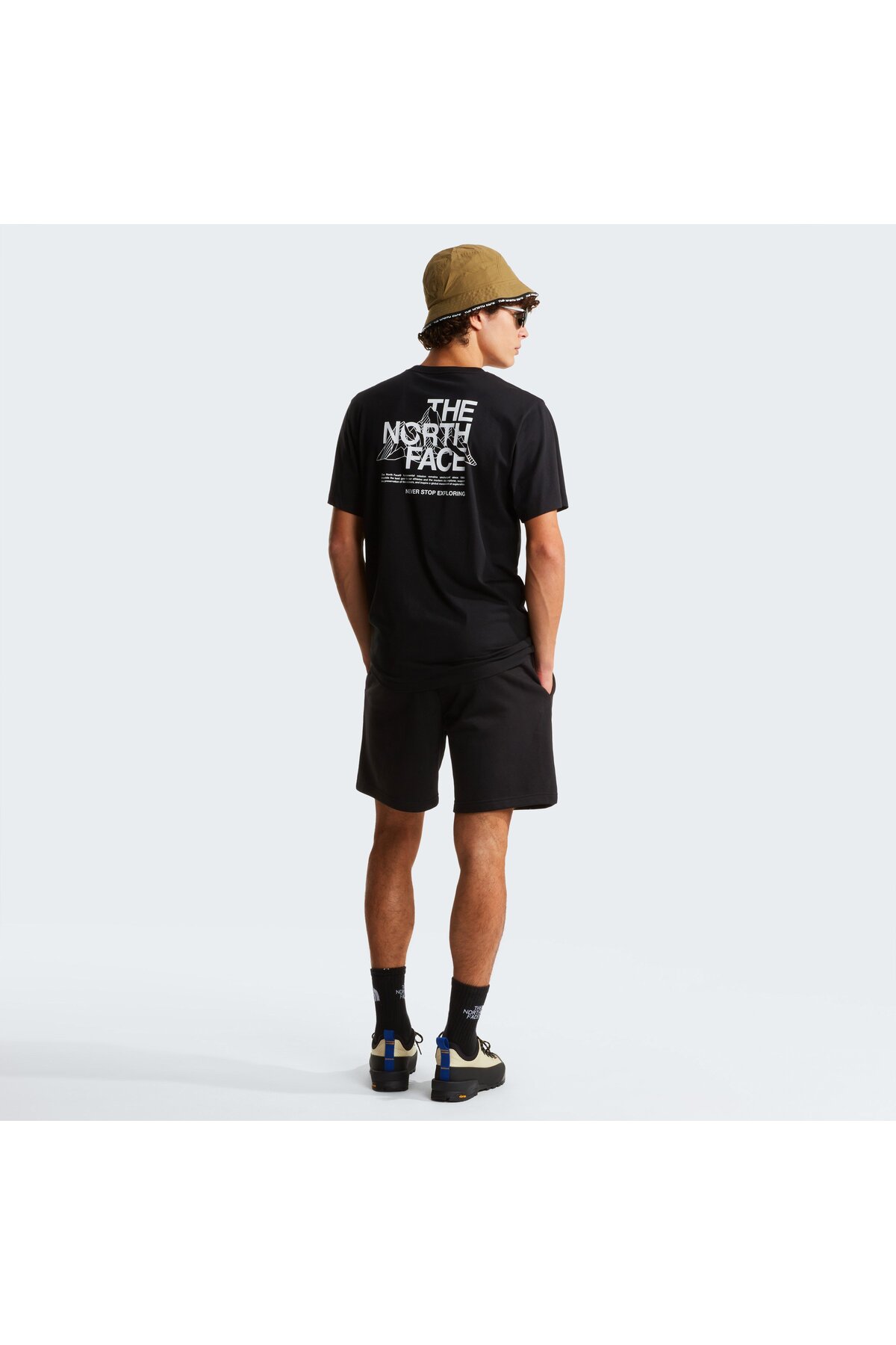 M Mountain Sketch Regular Short Sleeve Erkek T-Shirt 4