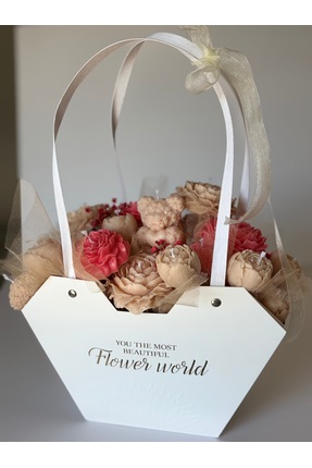 NO BRAND Dekoratif Buket Mum (%100 Soya Wax)