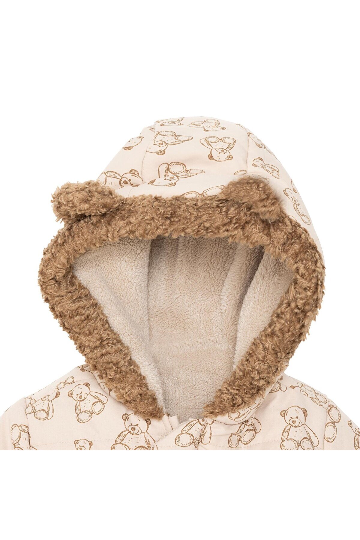 Midimod Erkek Bebek Mont Kapüşonlu Polyester Uzun Kol fotoğrafı 3 (önizleme)