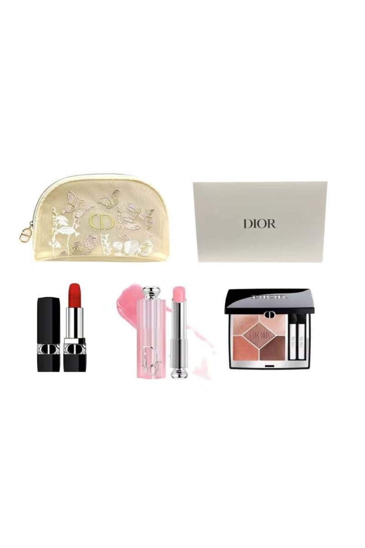 Dior Dior makeup set with bag and pouch- Trendyol