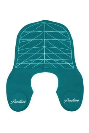 Lucetani Kuaför ve Berber Kılavuz Çizgili Saç Kesim Omuz Ağırlığı Yeşil Silikon