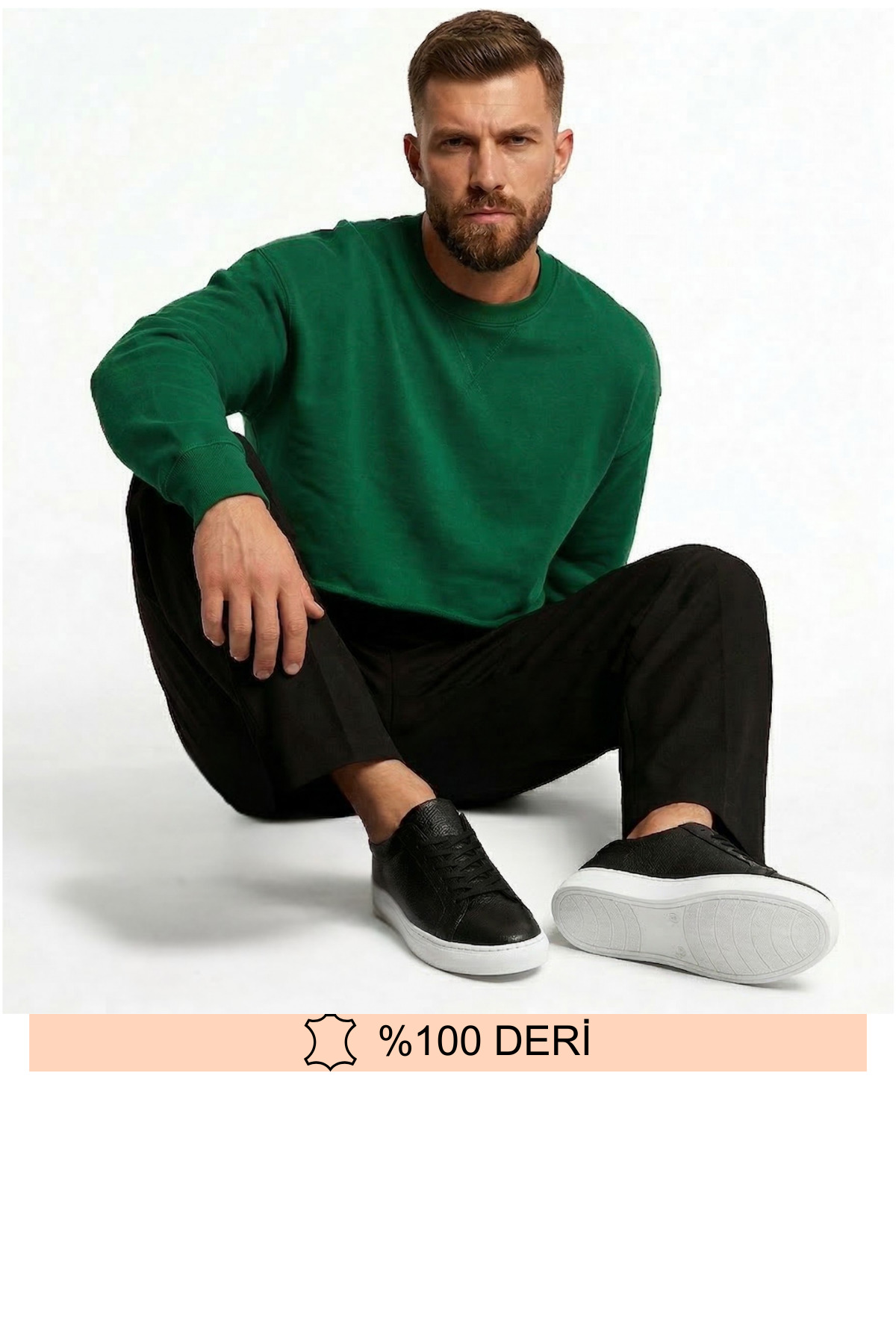 کفش اسنیکر Fine Ayakkabıcılık مردانه Dana Derisi | FA4200-BYZ-01 - تصویر 7