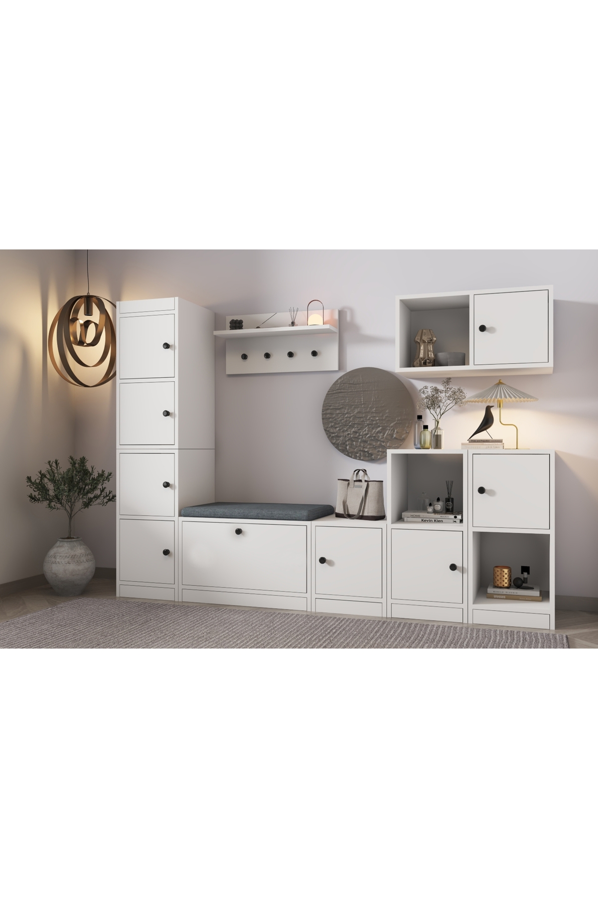 Vivense Bk Concept Ayakkabılık, 8 Kapaklı, Kbr-Ayk-1011 - Fiyatı