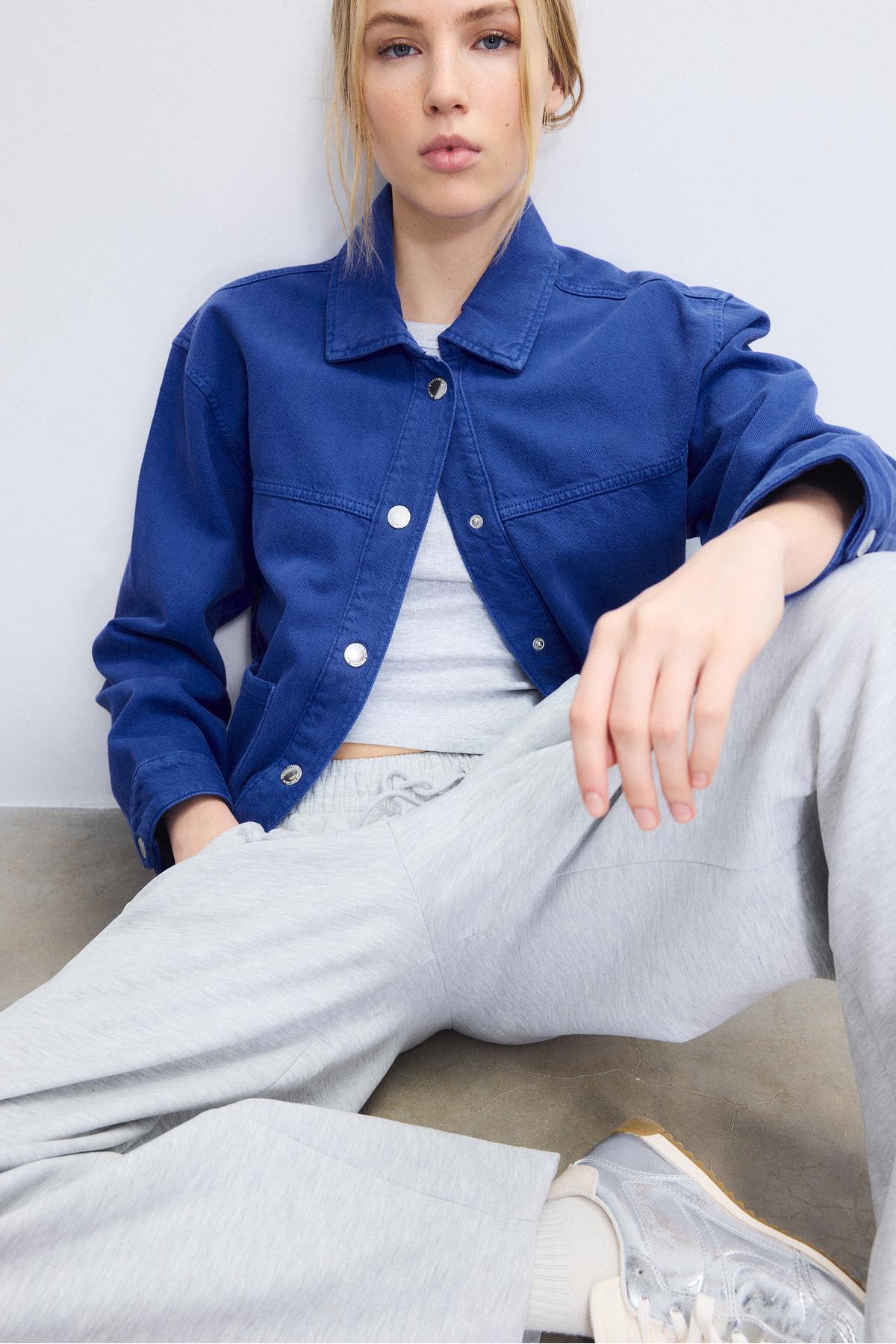 Stradivarius  Yama cepli ceket - Görsel 4