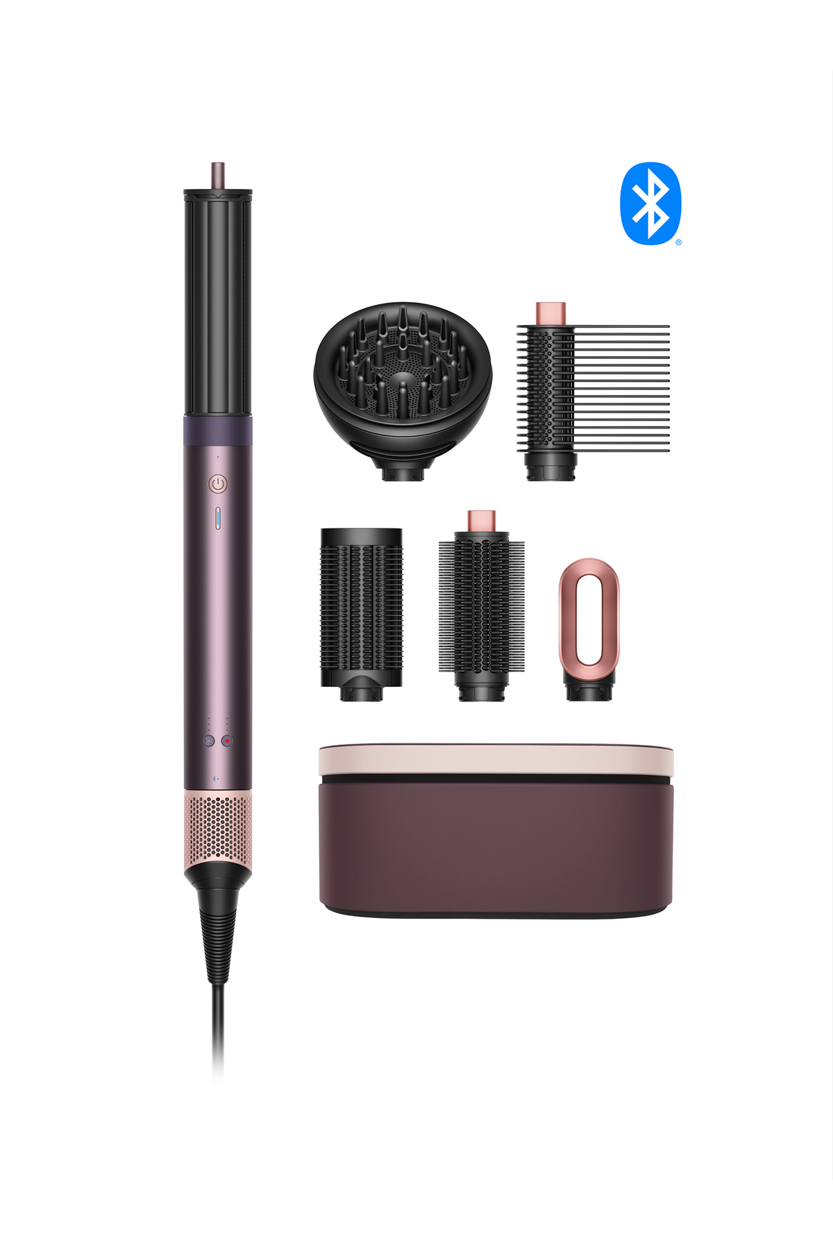 DYSON Airwrap Co-anda 2x™ saç şekillendirme ve kurutma seti Kıvırcık+Bukleli (Jasper Plum) - Fiyatı, Yorumları