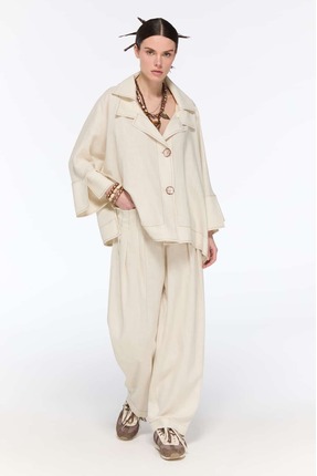 LAMANTE Salaş Keten Ceket