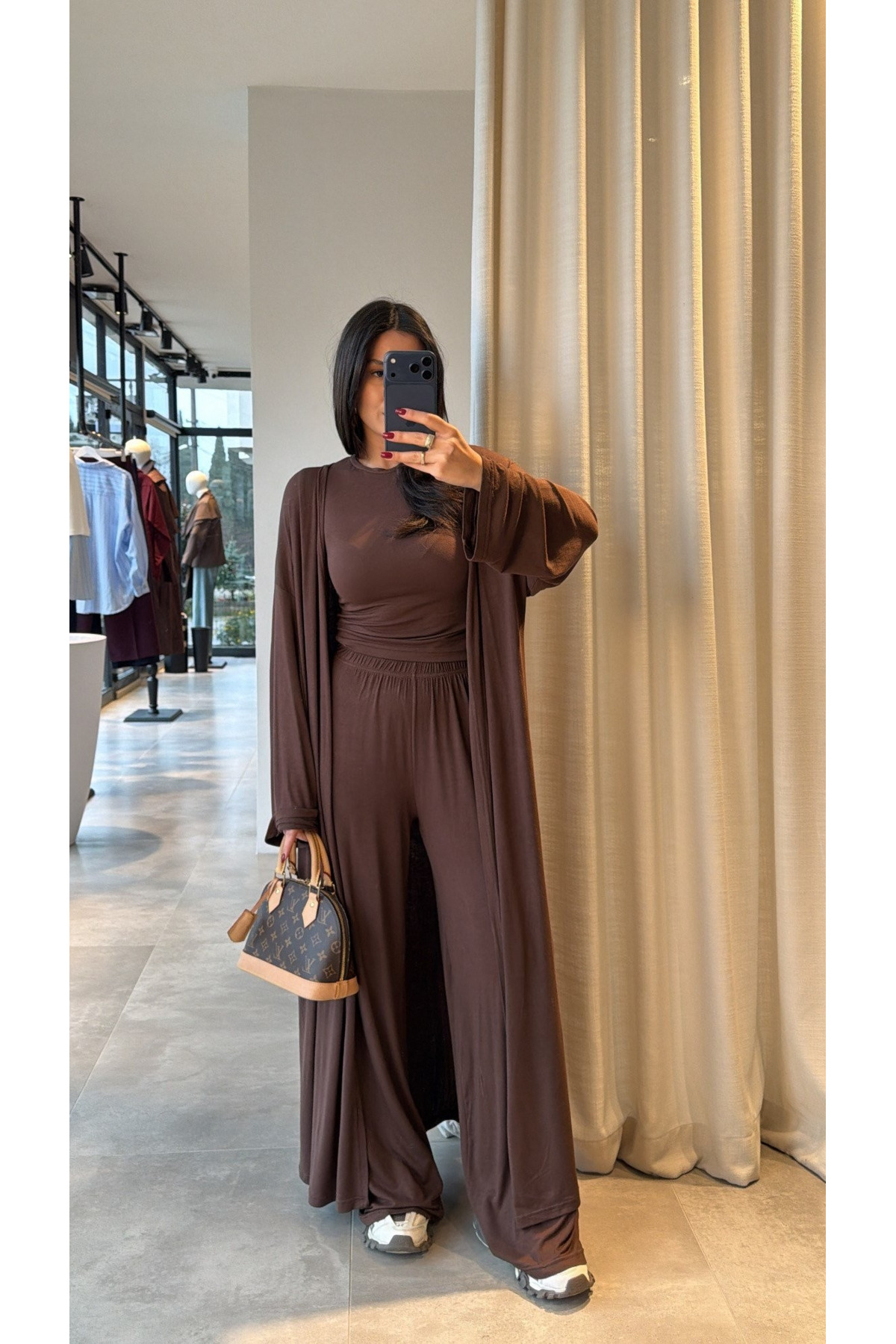 My Blog Hnědá trojdílná sada - 30121