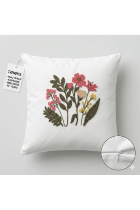 FUGO CONCEPT PUNCH KIRLENT KILIFI 43x43 MODERN SALON NAKIŞLI KIRLENT KILIFI G...