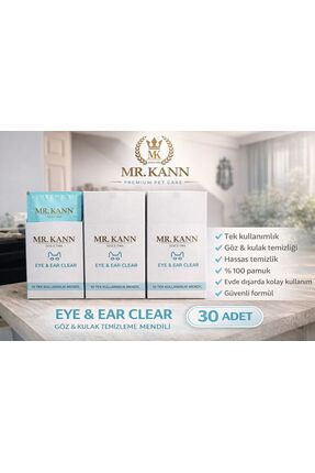 mr.kann Kedi & Köpek Hijyen Bakım Mendili