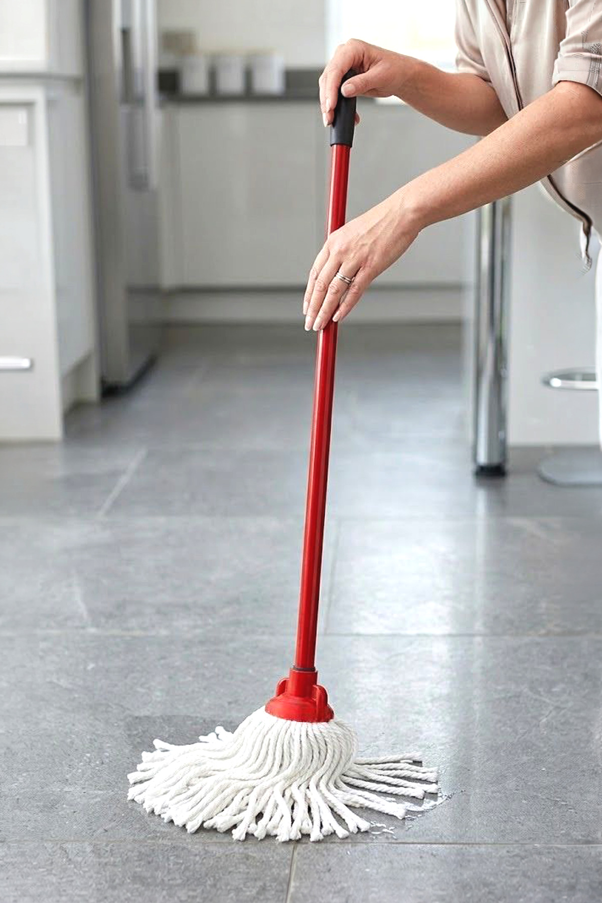【myu】SLA# 43cm【エクステバラ売り】 NESS HOME Myclean İspanyola İpli Cotton Yedek Islak Mop - Mop