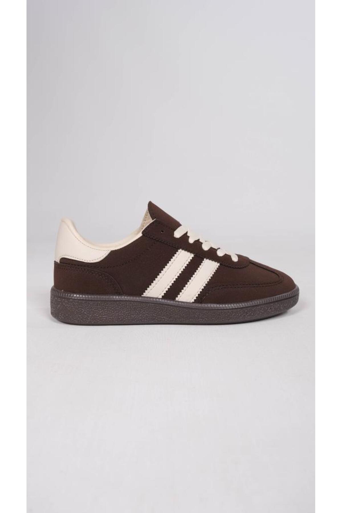 İnan Ayakkabı  Kahve Bej Kadın Sneaker N-3267 - Görsel 3