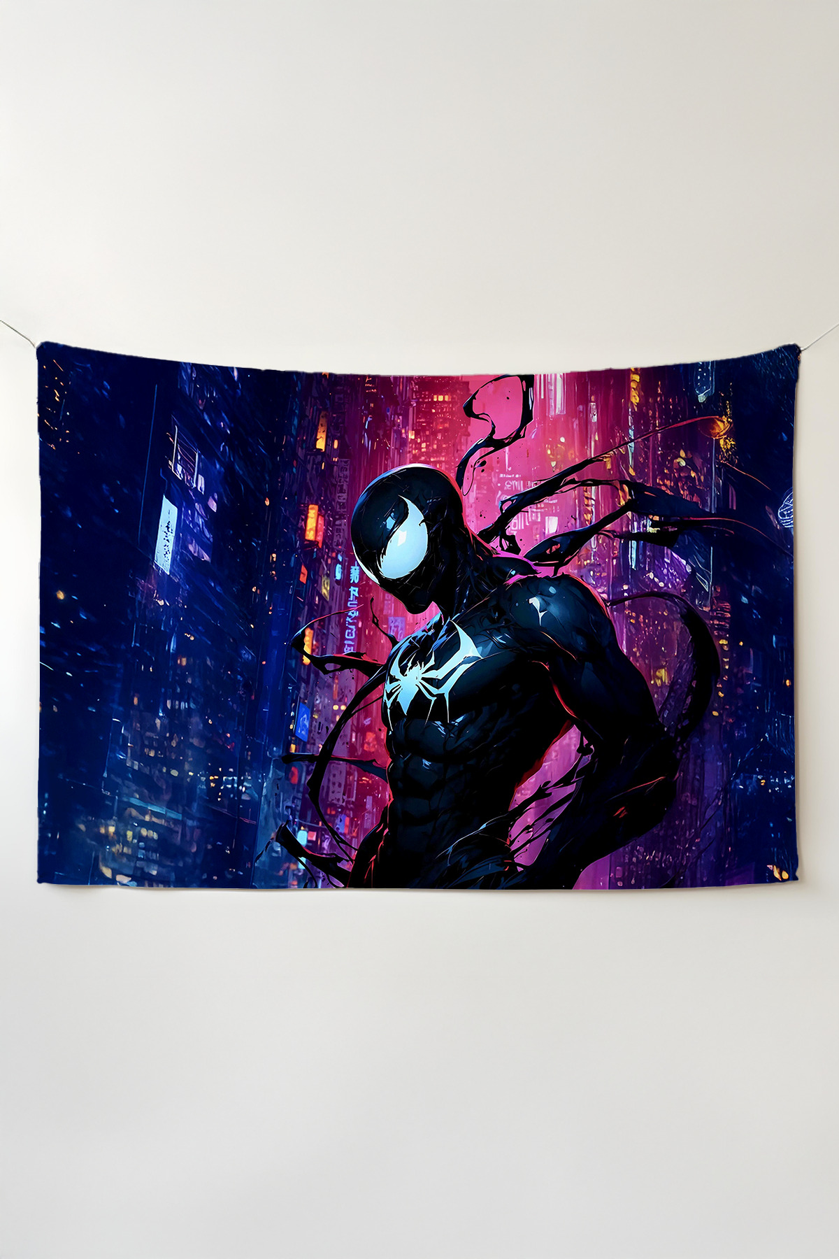 Spider-Man Themed Wallcovering โ Large Tapestry Tapestry Tapestry, Game Anime Movie Room Decor