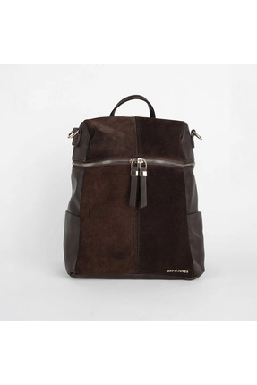 David Jones Renk Süet Sırt Çantası, Çapraz Askılı Çanta , Yumuşak Vegan Deri ...