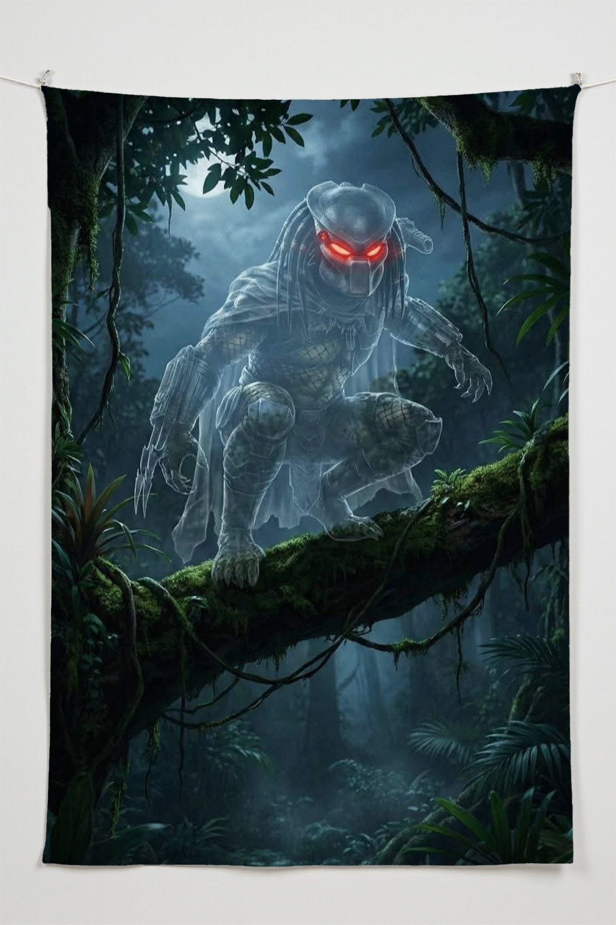 Predator Themed Wallcovering โ Large Tapestry Tapestry Tapestry, Game Anime Film Room Decor