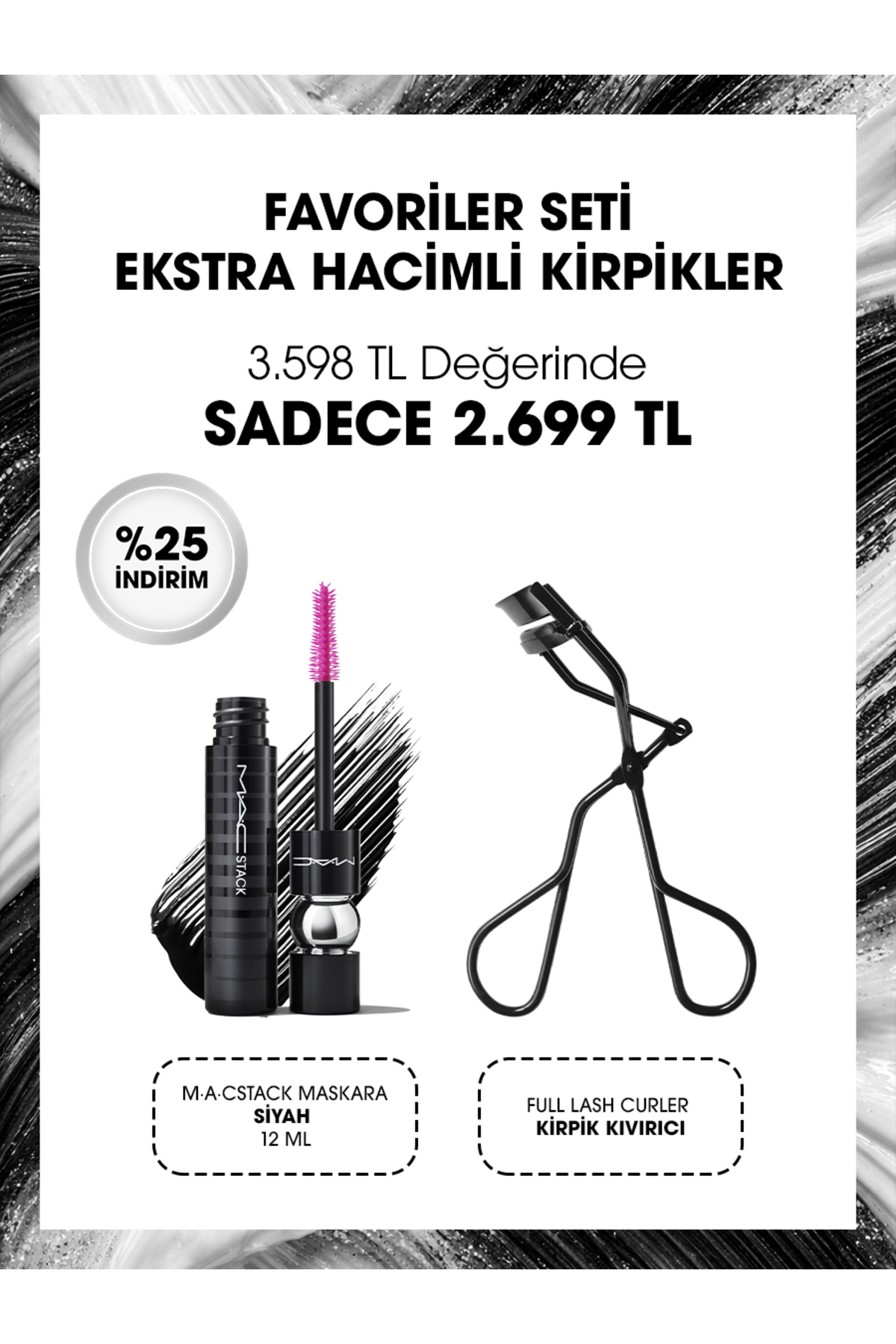 Mac Favoriler Seti Ekstra Hacimli Kirpikler - Fiyatı, Yorumları