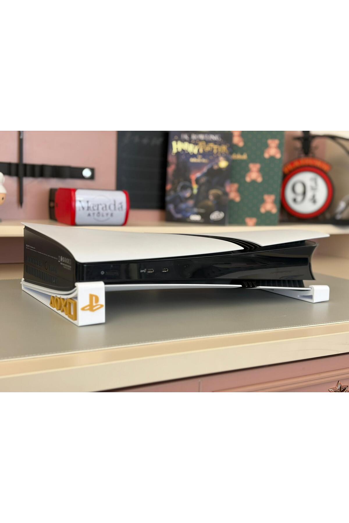 Merada Playstation 5 Pro ve Slim Uyumlu Yatay Stand (Dijital Sürüm