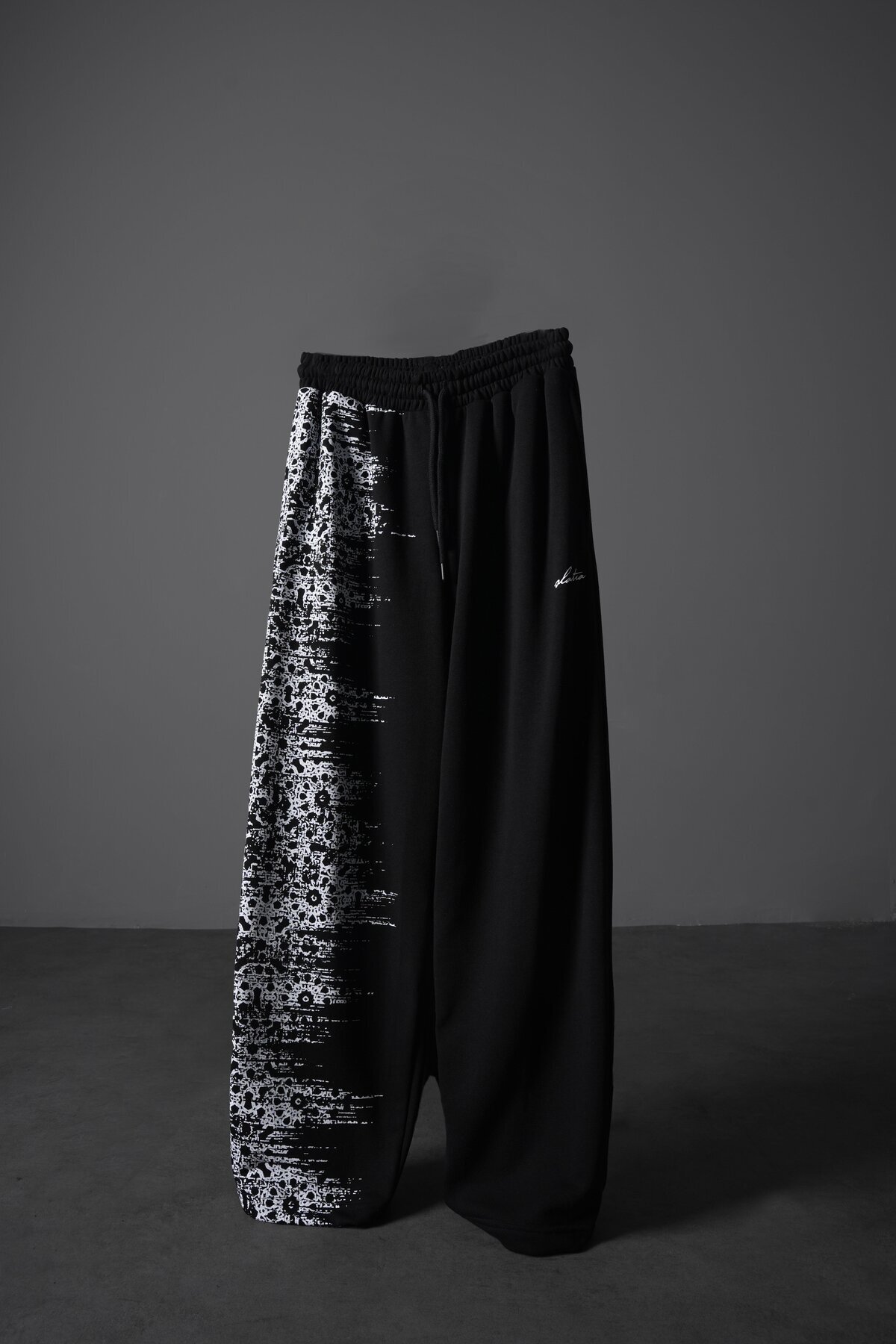 Slatra  Erkek Siyah Side Effect Baggy Eşofman