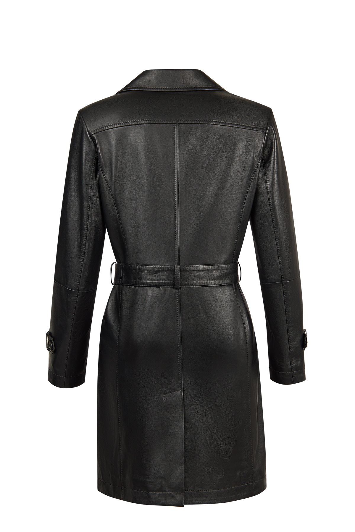 Derimod  Lilian Kadın Siyah Uzun Deri Kaban 26SGE56421M - Görsel 2