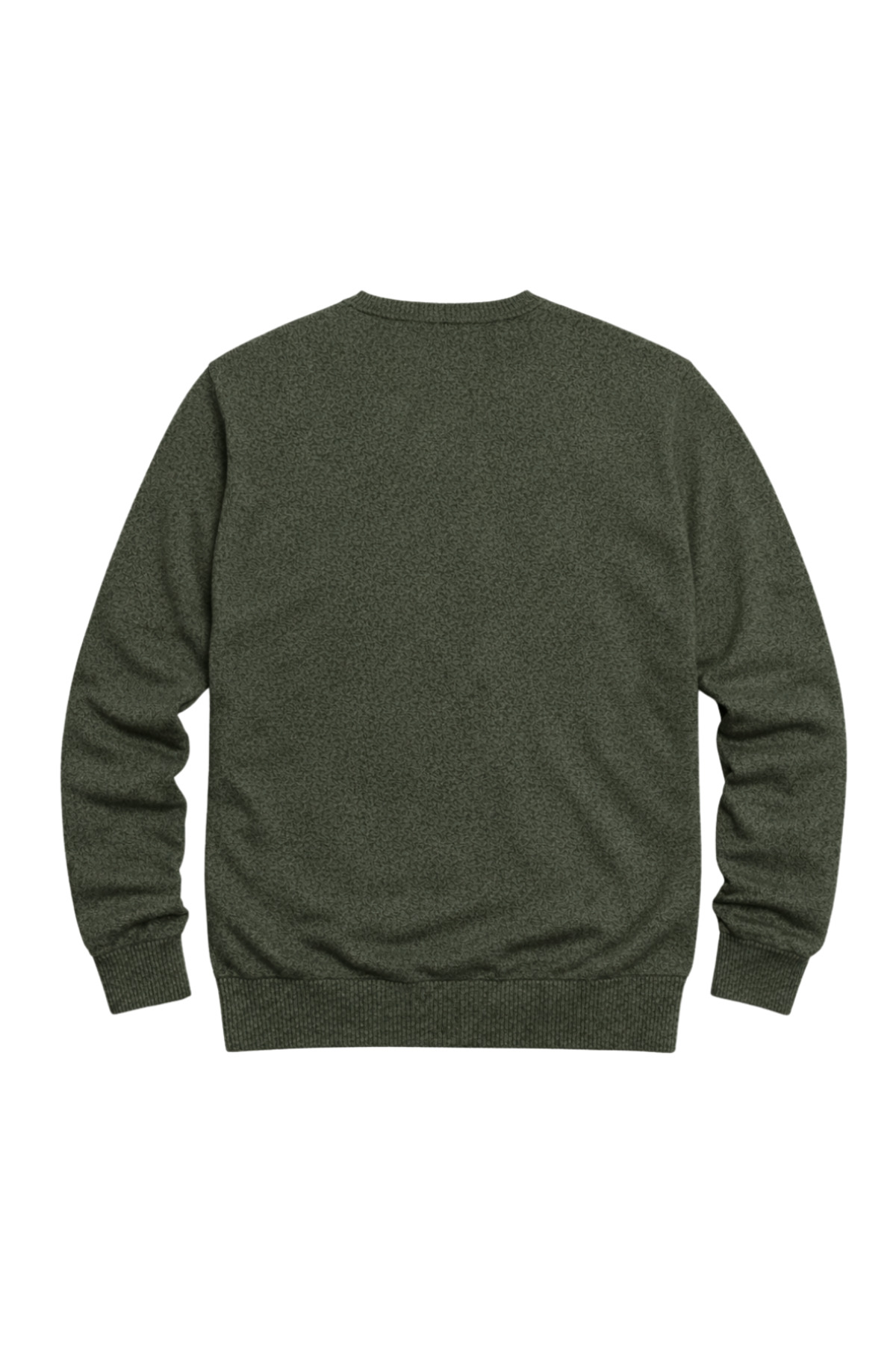 BattalModa Erkek Büyük Beden Haki V Yaka Triko Kazak 3XL-4XL-5XL-6XL görsel 5