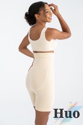 Huo Paçalı Korse Yüksek Bel Korse, Bel ve Basende Etkili Toparlayıcı Kalça Şe...