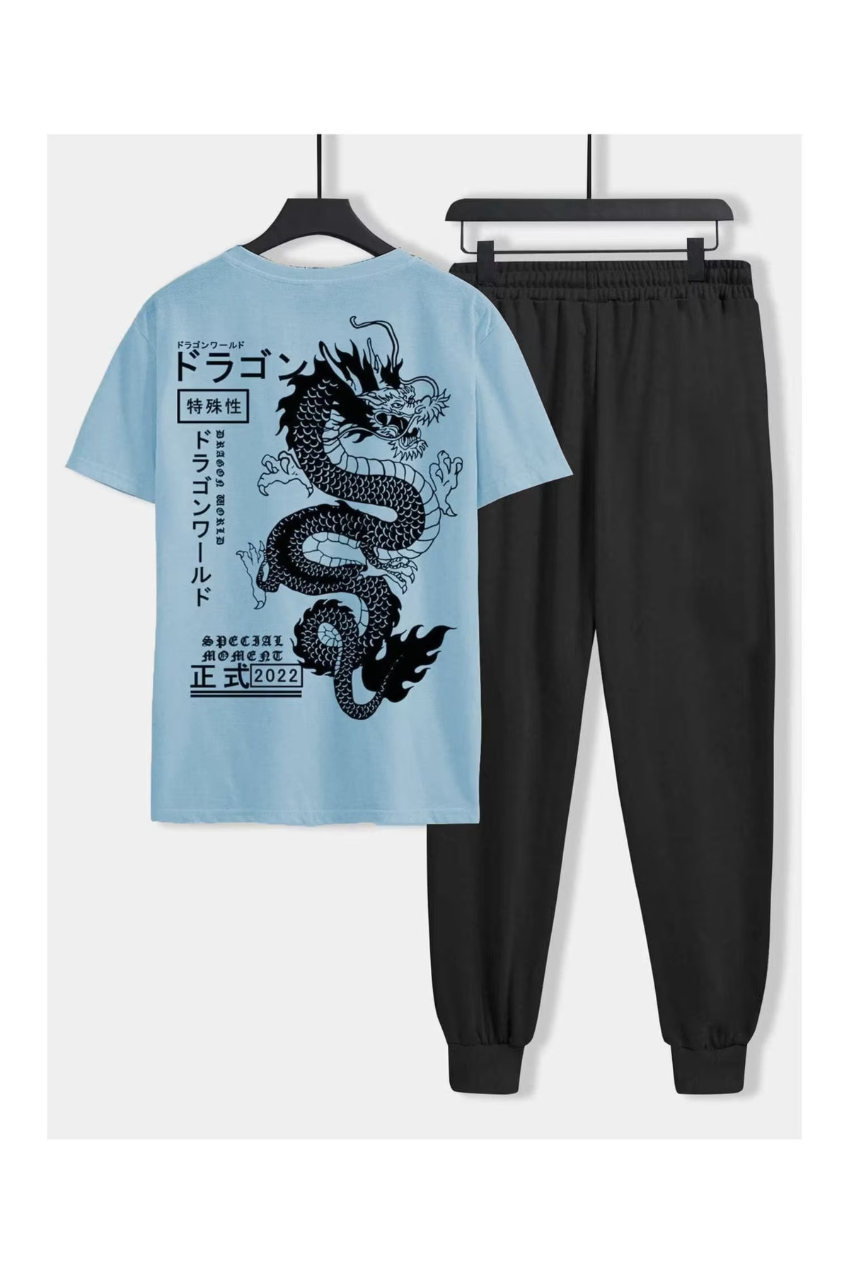 طقم علوي وسفلي مطبوع للجنسين