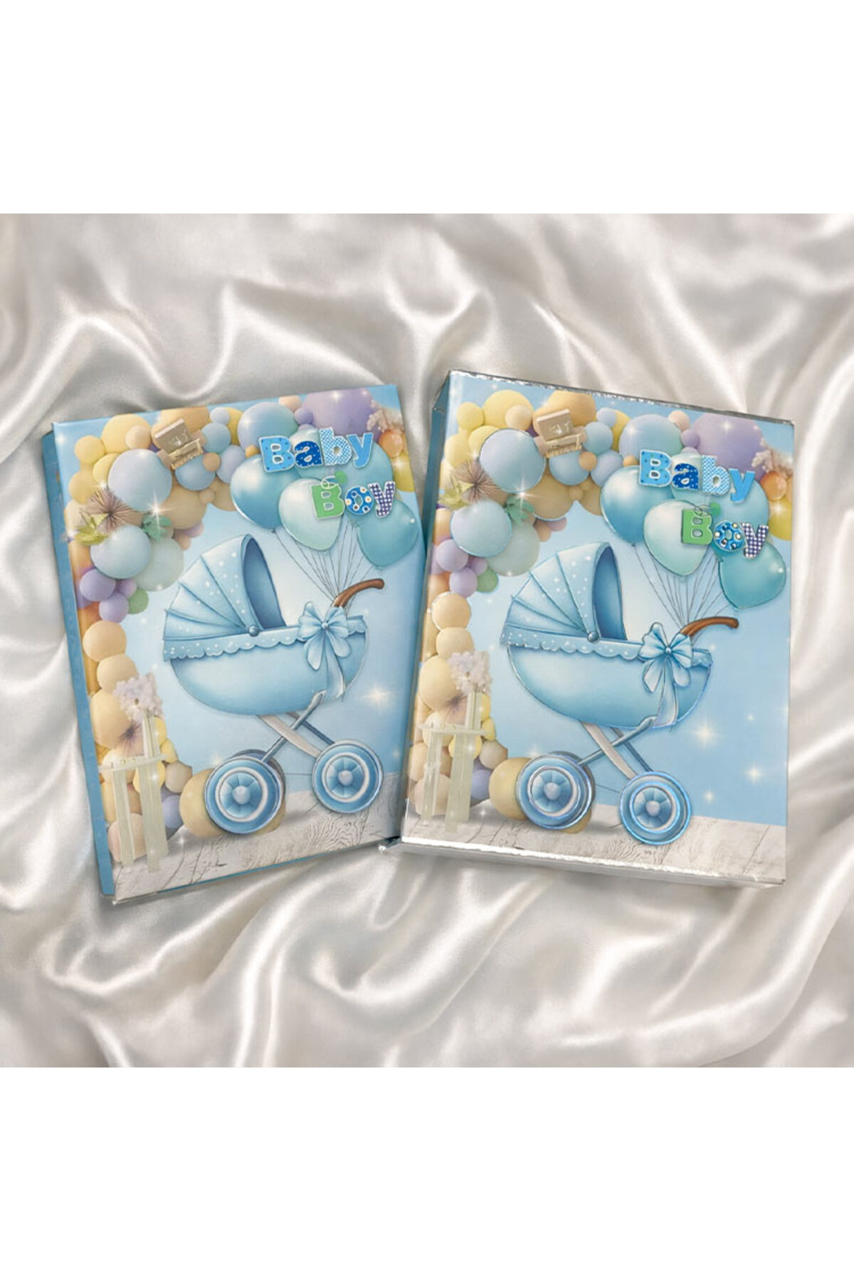Nobbystar 200’lük Balonlu 10x15 Kutulu Mavi Erkek Bebek Fotoğraf Albümü fotoğrafı 4 (önizleme)