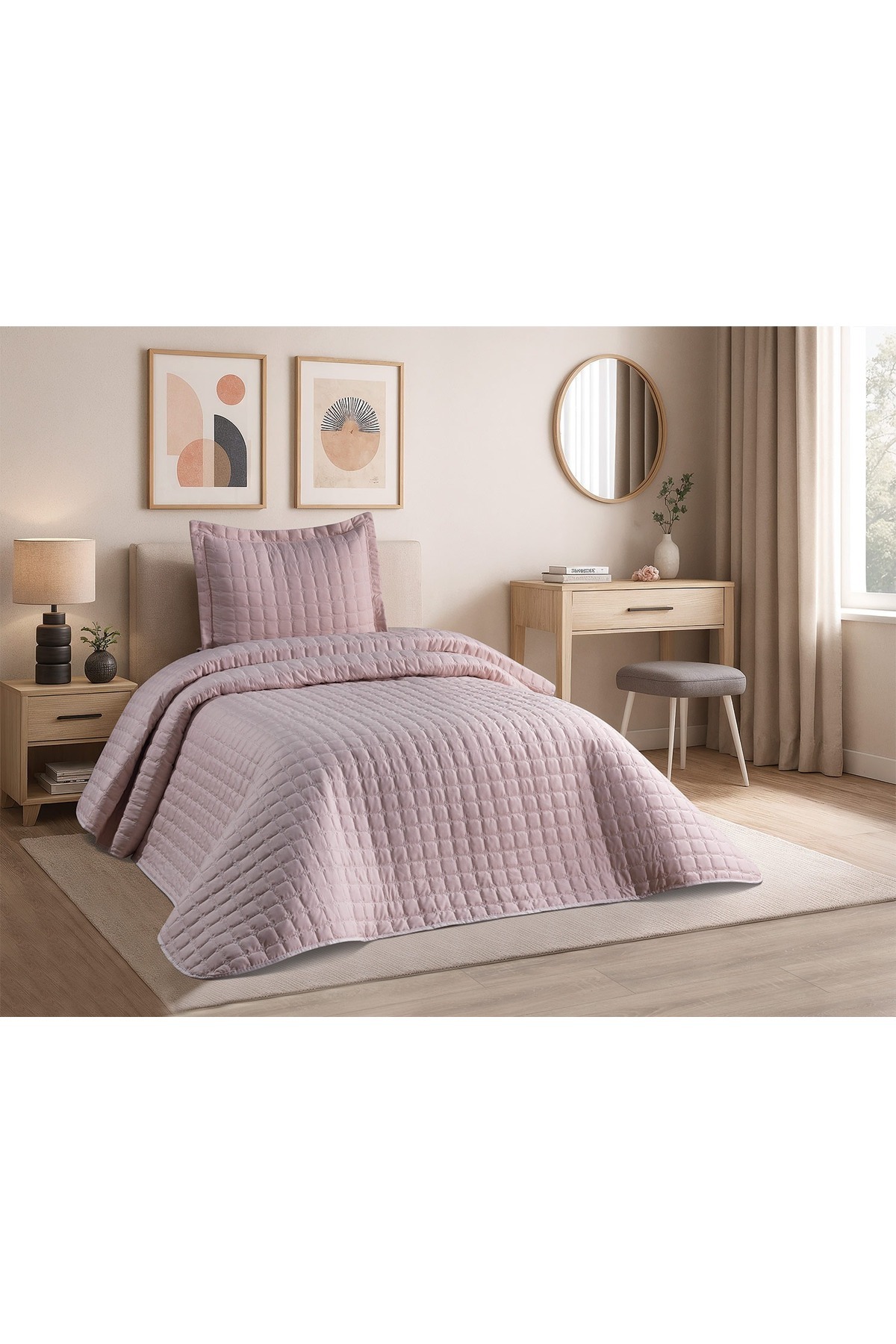 Imaginary Powder Bedspread Single Quilting Embroidered From Manufacturer
