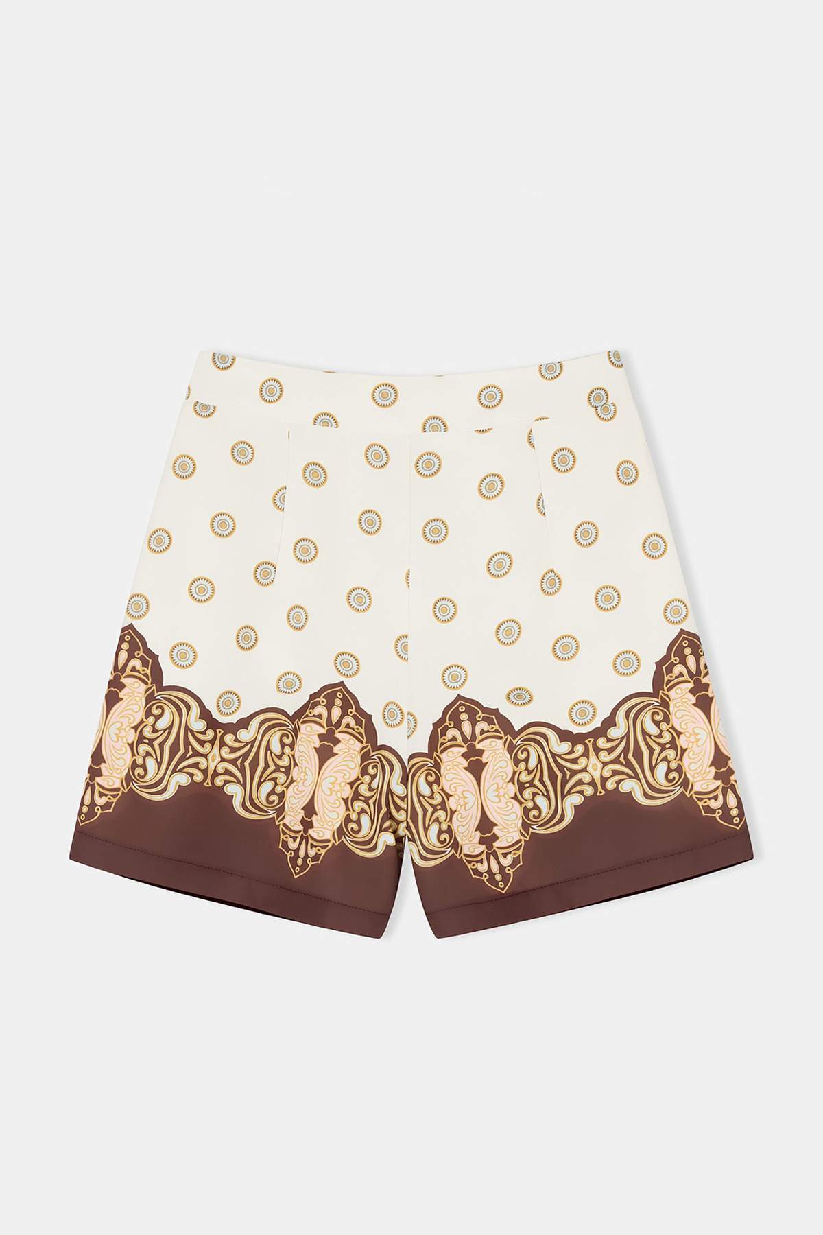 Trendyolmilla  Limited Edition Çok Renkli Desenli Astarlı Şort & Bermuda TWOSS26SR00063 - Görsel 2