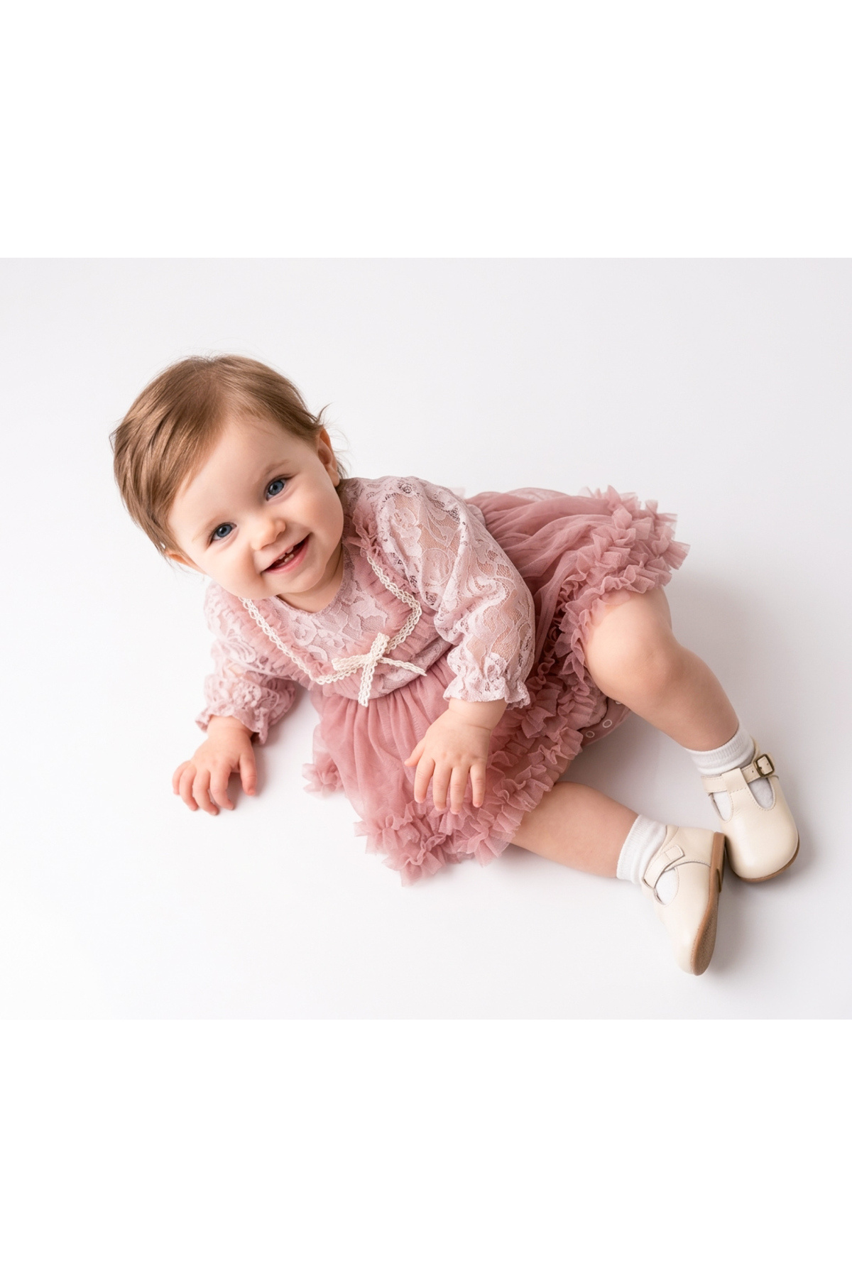 aysskids Alwin kız Bebek Elbise romper tütü prenses fotoğrafı 2 (önizleme)