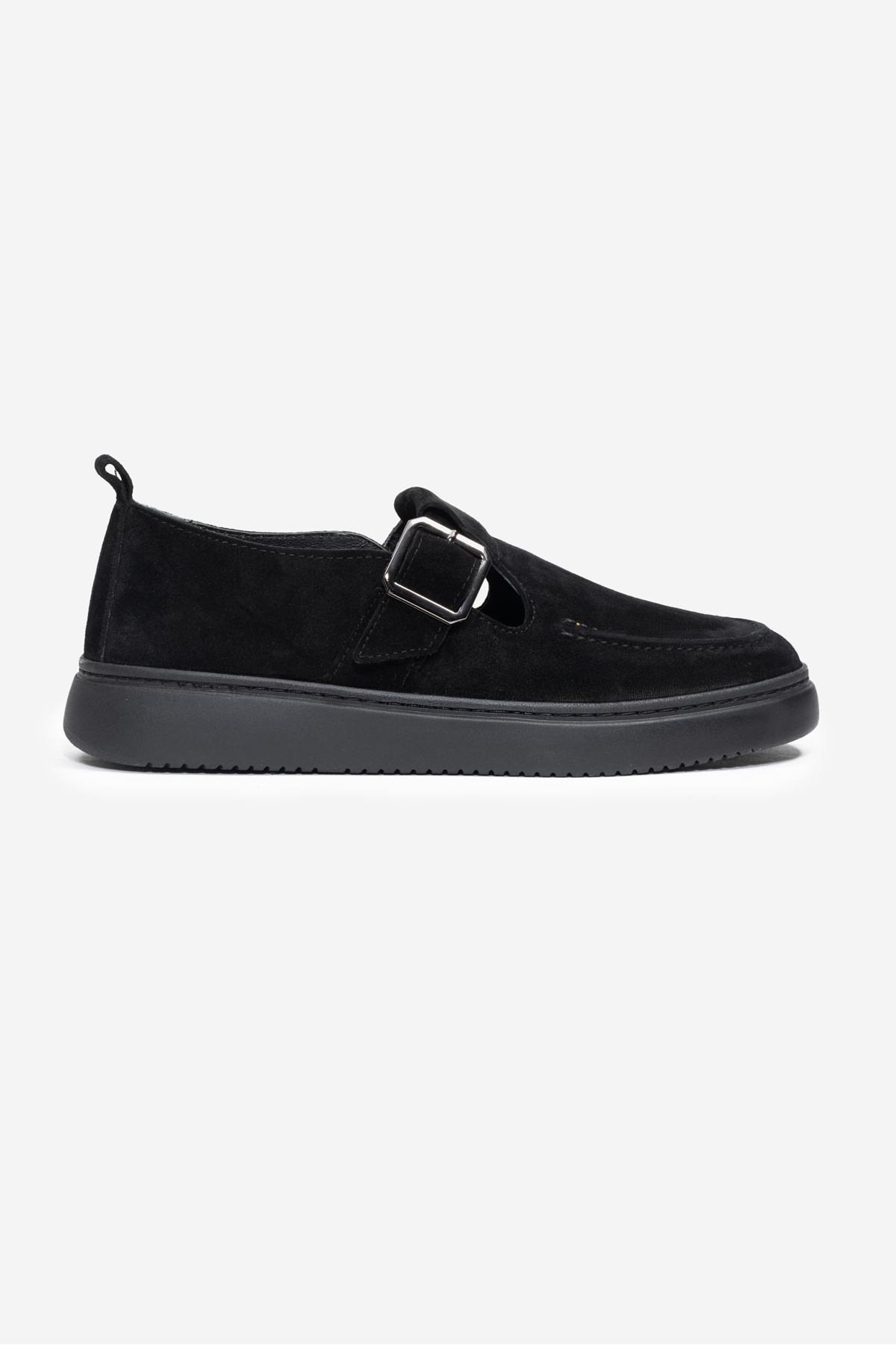 Black Genuine Leather Women's Summer Casual Shoes , Women's Casual Shoes
