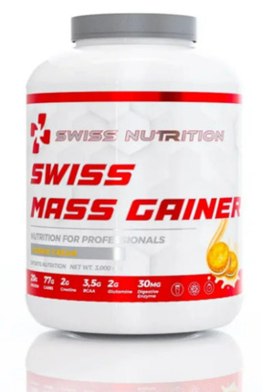 Swiss Nutrition Mass Gainer Kurabiye Krema 3000 gr 30 Servis Karbonhidrat Tozu