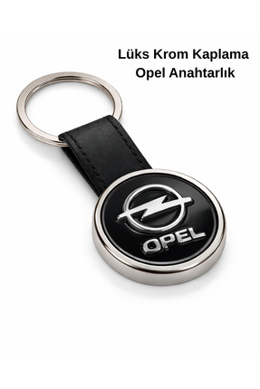 Baghes Premium Opel Anahtarlık Krom Kaplama Oto Anahtarlık Metal Gövde Opel A...