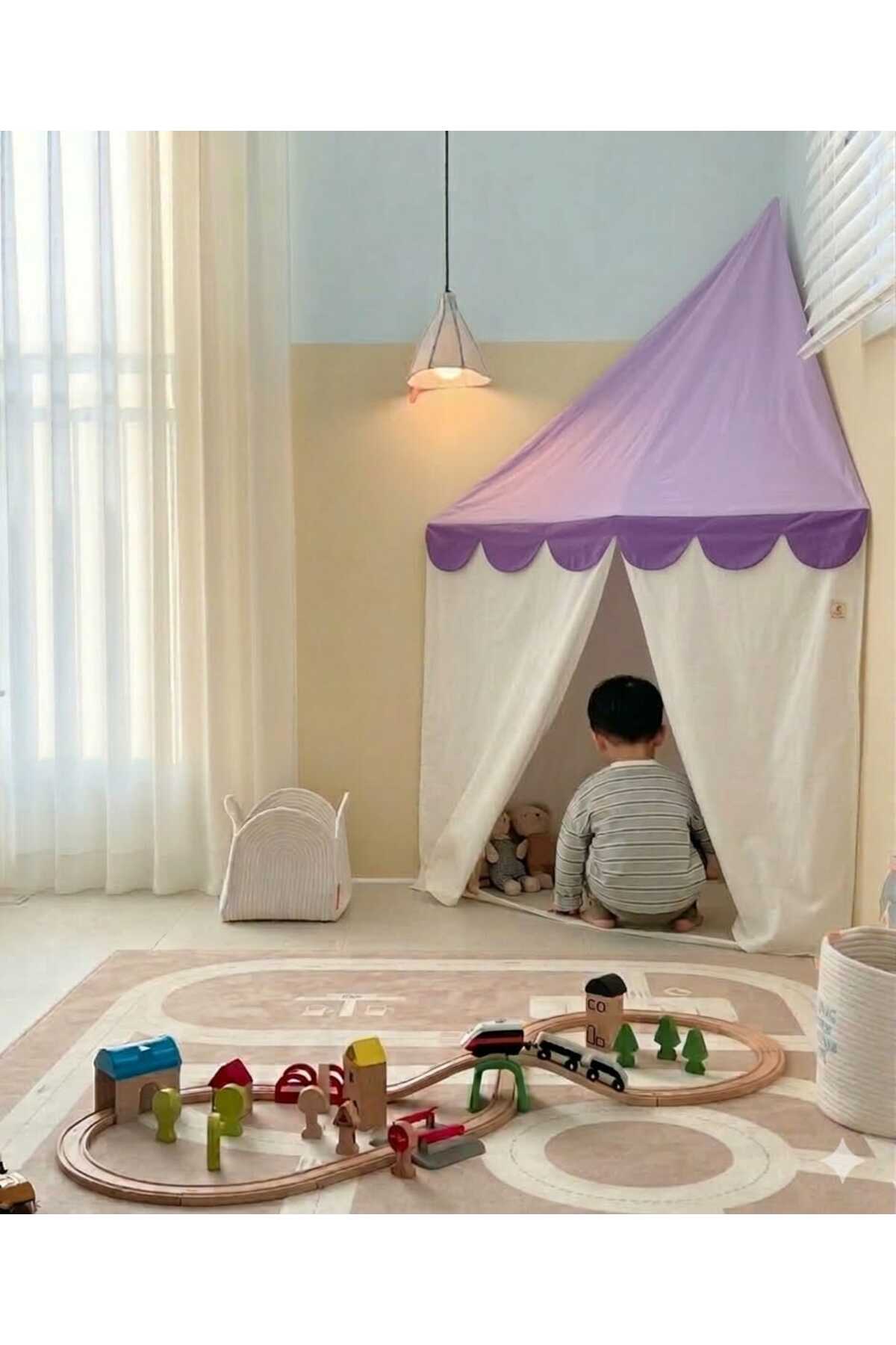 hobizer tekstil Oyun Çadırı Çocuk Evi 100 cm fotoğrafı 3 (önizleme)
