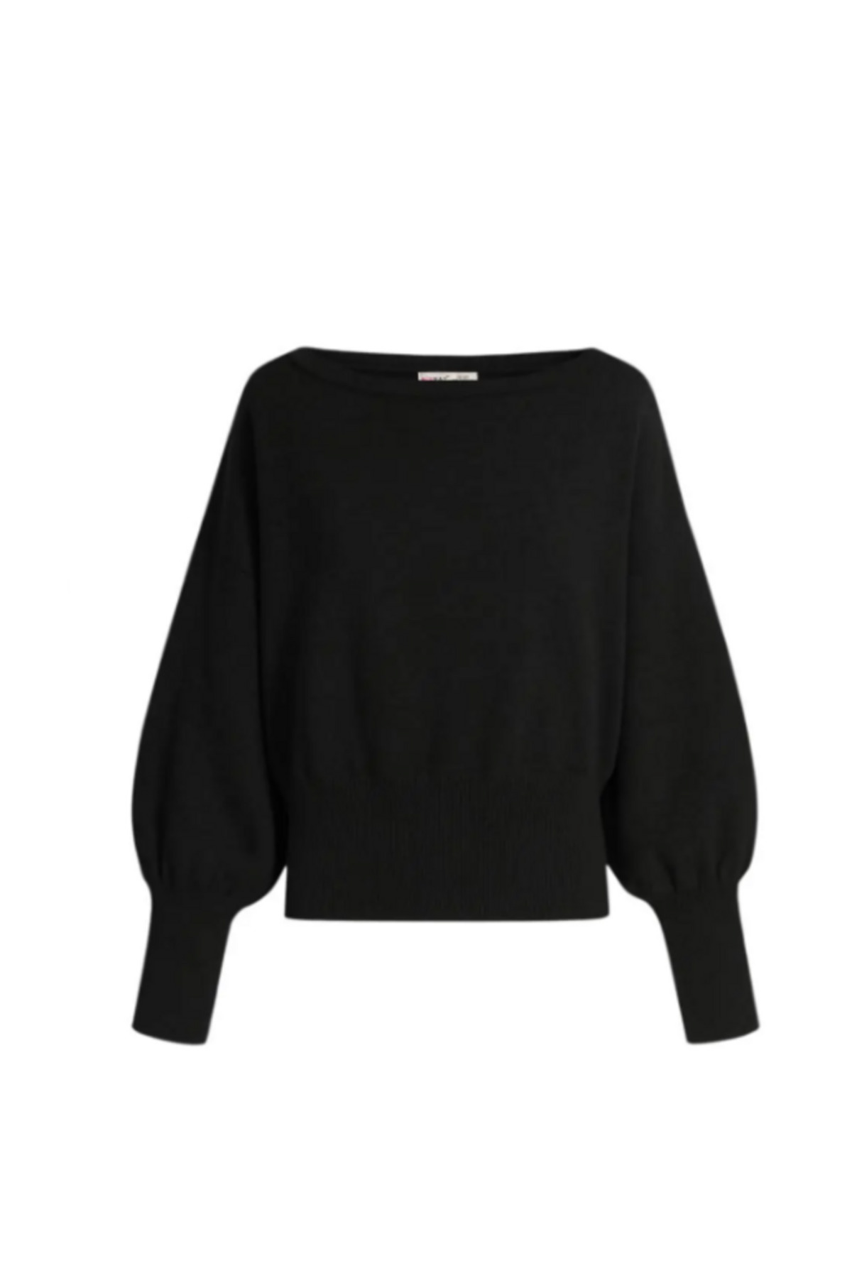 STF MODA  Kadın Popüler Asimetrik Kayık Yaka Triko Kazak