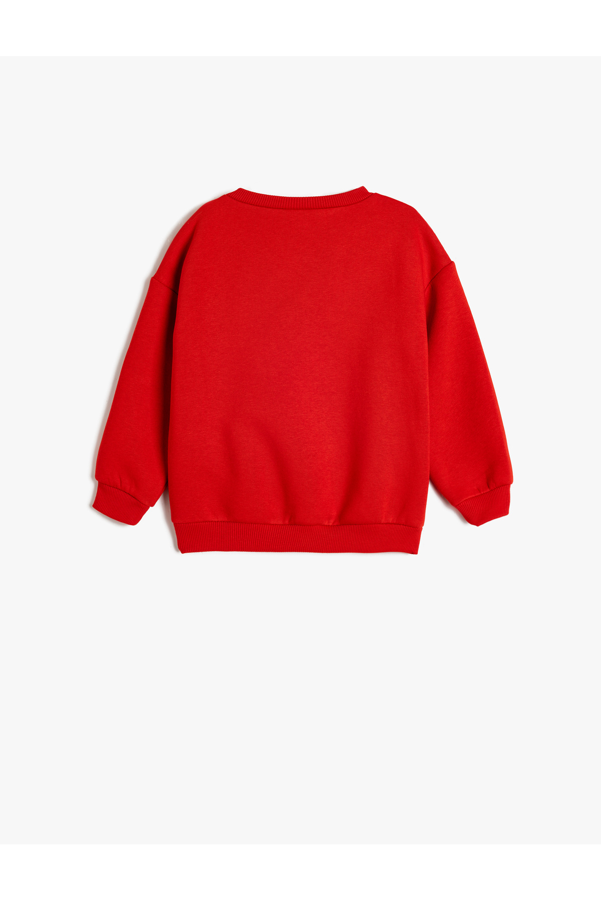 Koton Sweatshirt Yılbaşı Temalı Baskı Detaylı Uzun Kollu Pamuklu Şardonlu fotoğrafı 2 (önizleme)