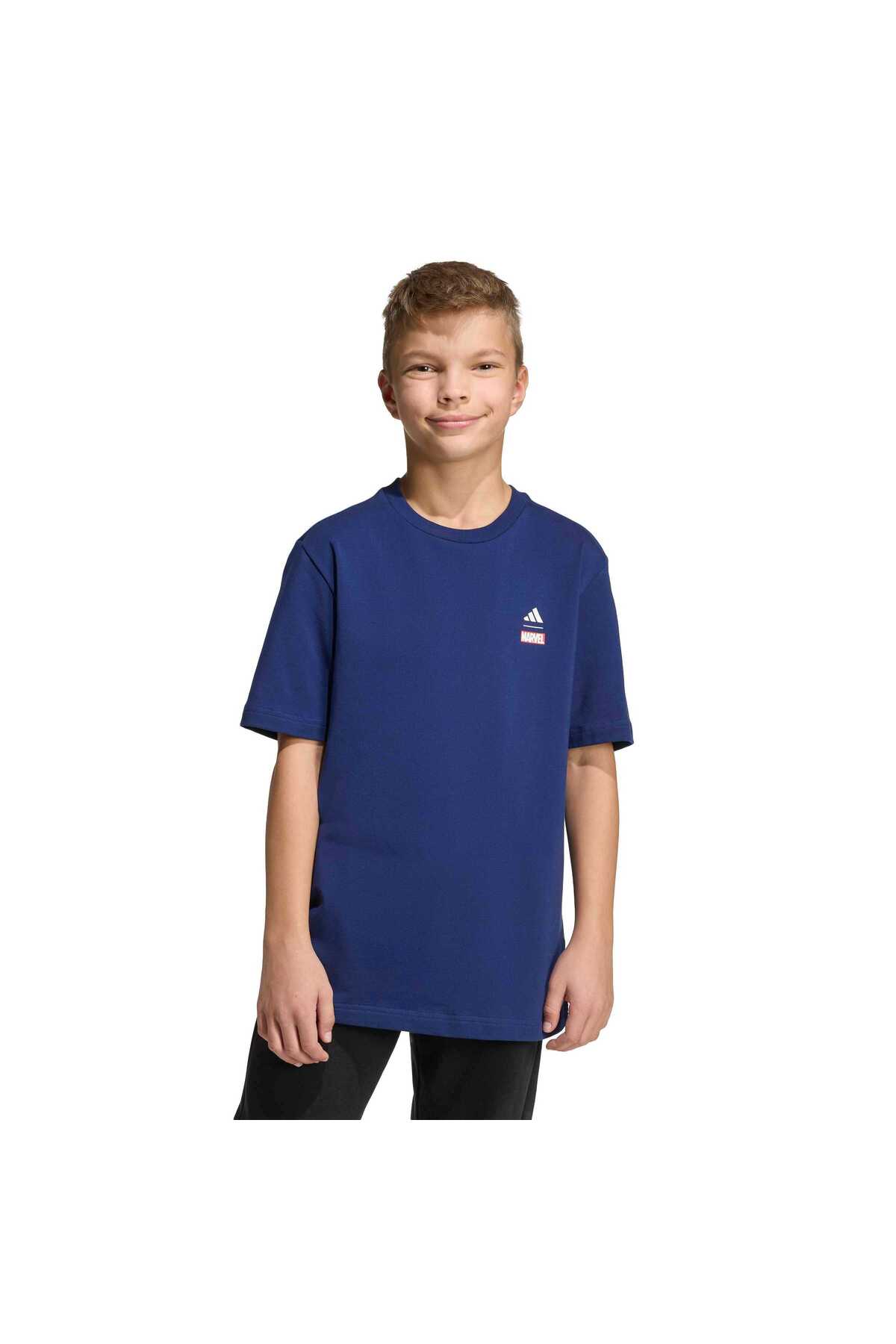 ♡ adidas J Mrvl Sm Gfx T Unisex Genç Spor T-shirt JZ3555 - Fiyatı