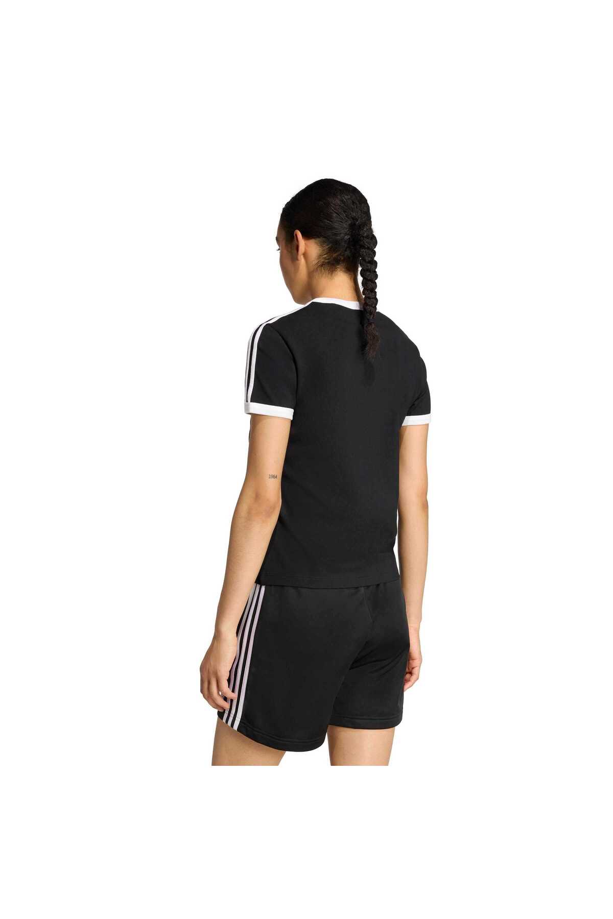 adidas 3S Tee Slim Kadın T-shirt KD7980 görsel 2