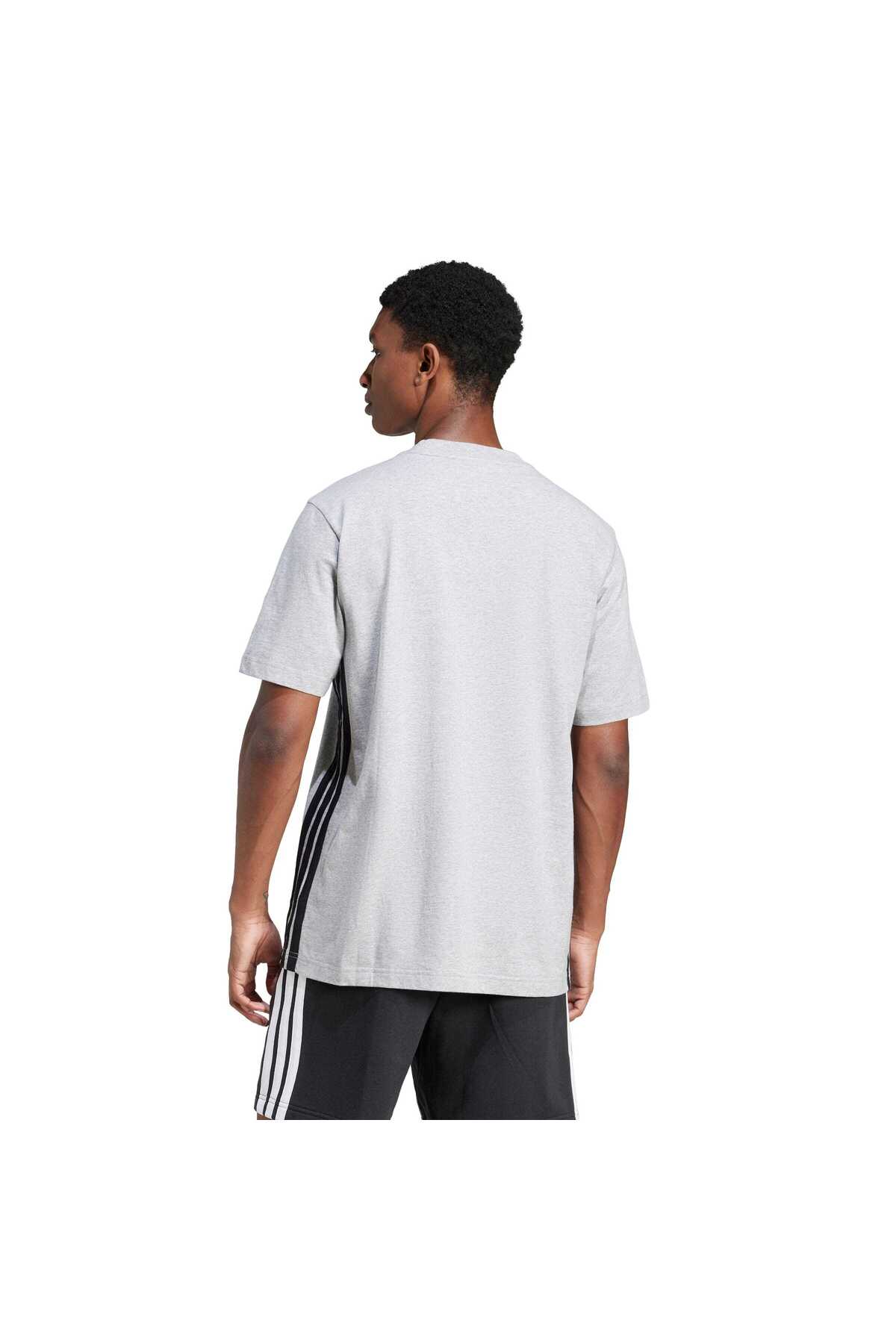 adidas M 3S Sj T Erkek Spor T-shirt JE6396 görsel 2