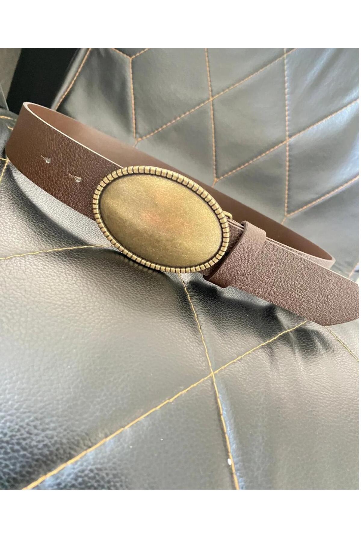 Mynoa  Kovboy Tokalı Kadın Kemeri Pantalon Kemeri Ceket Kemeri - Görsel 2