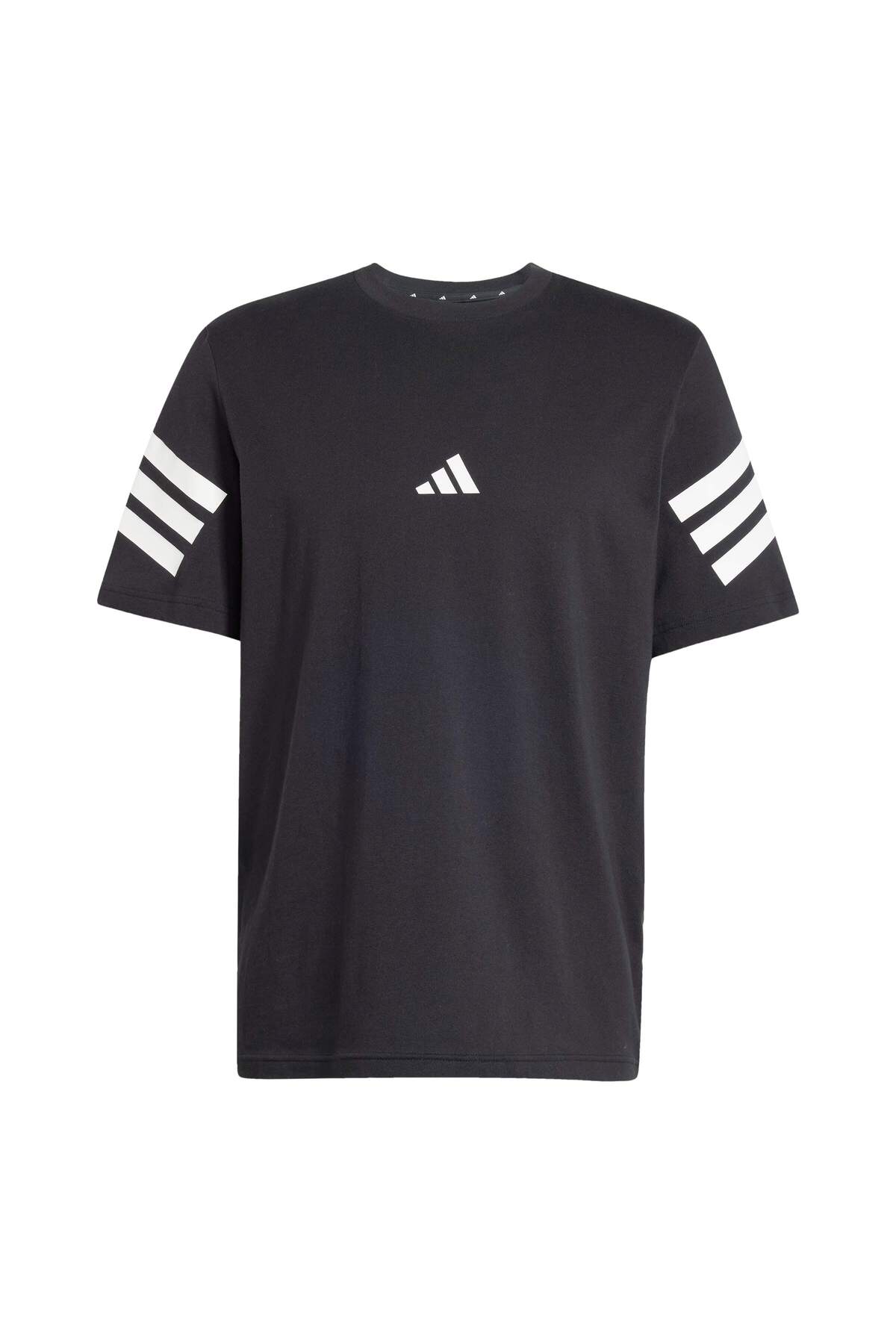 adidas Future Icons Erkek Siyah Tişört (JD4877) görsel 5