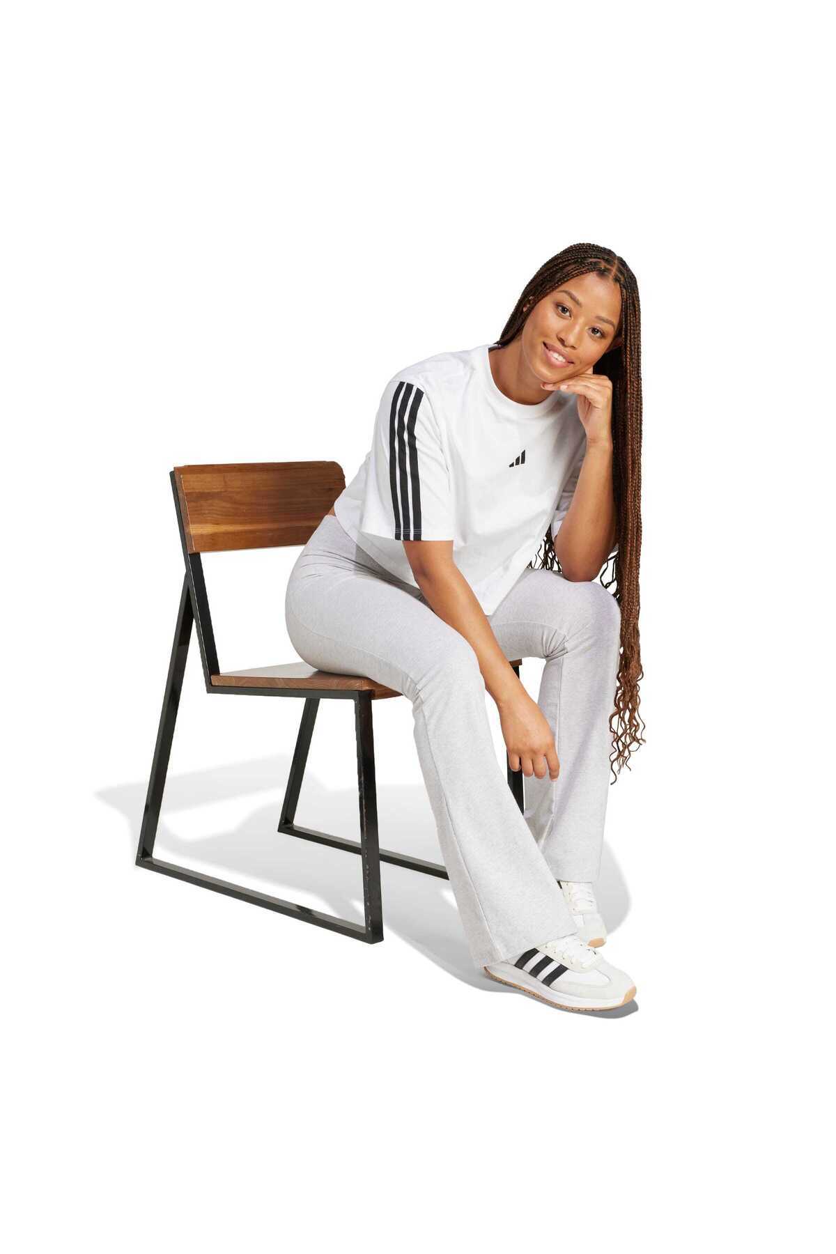 adidas W 3S Sj Tlr T Kadın Spor T-shirt JD4999 görsel 3